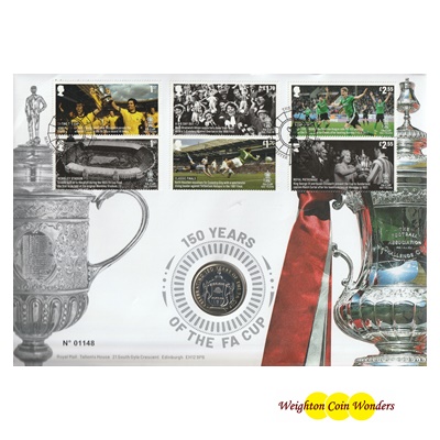 2022 BU £2 Coin - 150 Years of the FA Cup - Click Image to Close
